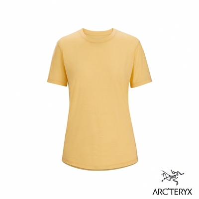 Arcteryx 始祖鳥 女 Lana 羊毛短袖圓領衫 琥珀黃