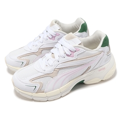 Puma 休閒鞋 Teveris Nitro Preppy Wns 女鞋 白 粉 復古 氮氣中底 拼接 麂皮 39109601