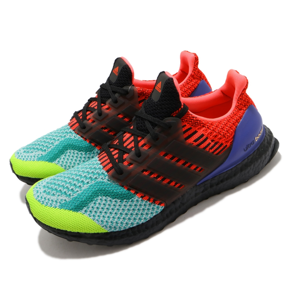 adidas 慢跑鞋 Ultraboost DNA 襪套式 男女鞋 愛迪達 三葉草 運動休閒 緩震 穿搭 黑 彩 EG5923