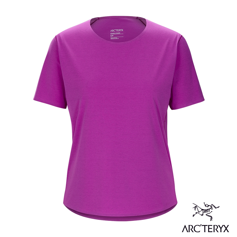 Arcteryx 始祖鳥 女 Norvan 快乾短袖圓領衫 時尚紫
