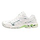 Mizuno Wave Voltage [V1GC216037] 女 排球鞋 運動 比賽 訓練 緩震 耐磨 美津濃 白綠 product thumbnail 1