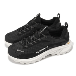 Merrell 戶外鞋 Moab Speed 2 GTX 男鞋 黑白 防水 抗撕裂 黃金大底 郊山 登山鞋 ML038171