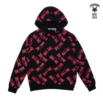 ZOO YORK-極限魂LOGO縮口長袖Hoodie (男) Z930124