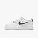 NIKE AIR FORCE 1 LV8 AF1滿天星大童休閒鞋-白-DC9651100 product thumbnail 1