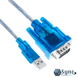 【UniSync】USB轉RS-232 9-Pin高速資料傳輸線 3M