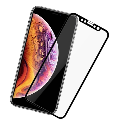 iPhone XS Max 保護貼手機滿版軟邊透明高清9H鋼化膜 XSMax保護貼 XSMax鋼化膜