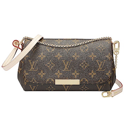 LV M40718 Monogram Favorite MM金屬磁釦手拿晚宴/斜背包(中)