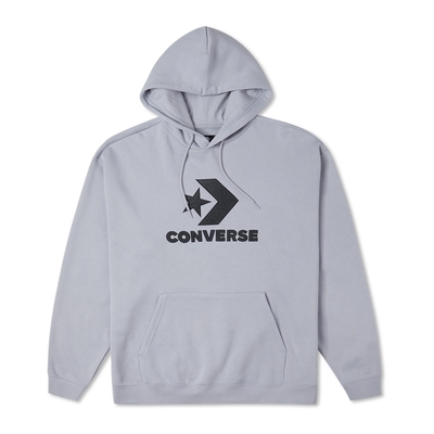 CONVERSE LARGE LOGO STAR CHEVRON HOODIE 連帽上衣 長袖上衣 男女 灰色 10024915-A03