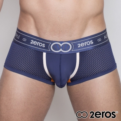 2EROS 冷冽系列-超彈性透氣型男四角內褲(海藍色)
