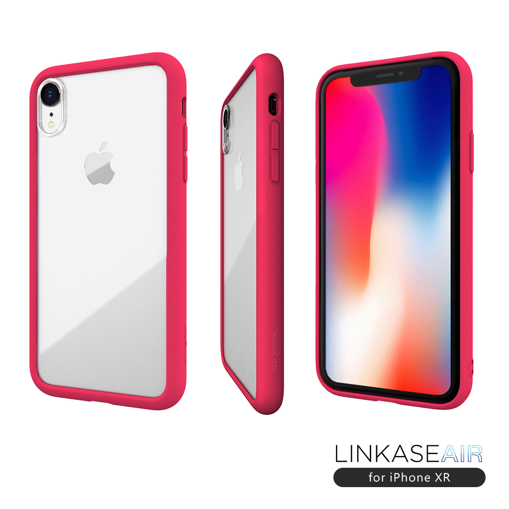 Linkase Air Iphone Xr 大猩猩9h康寧玻璃防摔保護殼 甜心桃粉 Apple適用手機殼套 Yahoo奇摩購物中心