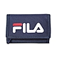 Fila 皮夾 Sport Wallet 三摺 男女款 斐樂 基本款 鈔票層 卡層 零錢袋 藍 白 PWT9012NV product thumbnail 1