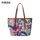 FOSSIL FELICITY 熱帶花卉流蘇飾品托特包 SHB2612142 product thumbnail 1