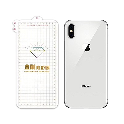 QinD Apple iPhone X 金剛隱形膜(背膜)