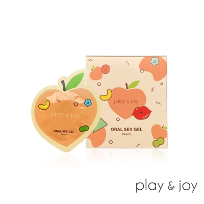 PLAY&JOY 情趣口交潤滑液-水蜜桃風味 3ml x5包 隨身盒