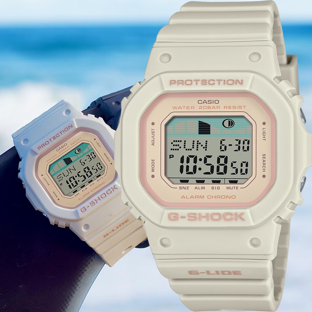 CASIO 卡西歐 G-SHOCK G-LIDE 衝浪潮汐女錶手錶 GLX-S5600-7 | G-SHOCK | Yahoo奇摩購物中心