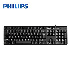 PHILIPS 飛利浦 有線鍵盤 SPK6254