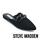 STEVE MADDEN-FINLEY 絨布鍊條穆勒拖鞋-黑色 product thumbnail 1