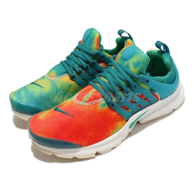 Nike 休閒鞋 Air Presto Tie-Dye 黃 綠 橘 渲染 男鞋 女鞋 魚骨鞋 襪套式 CT3550-200