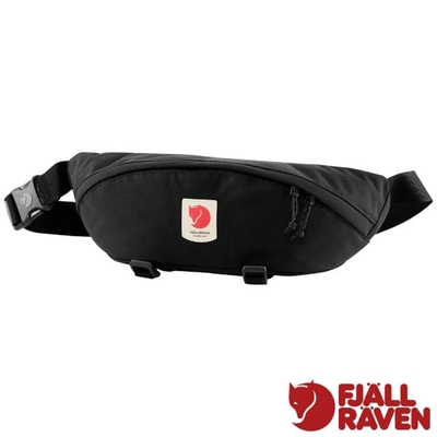 【Fjallraven 北極狐】Ulvö Hip Pack Large 4L 輕便隨身腰包.臀包.單肩斜背包_23166-550 黑