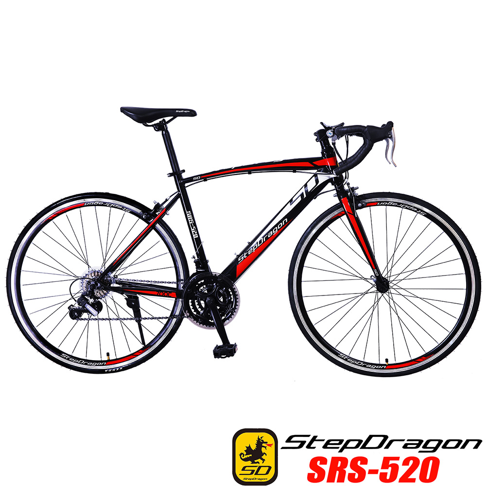 【StepDragon】SRS-520搭配SHIMANO21速高碳鋼彎把公路車