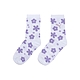 Puma 休閒襪 Fashion Crew Socks 女款 白 紫 花花 長襪 中筒襪 襪子 BB147201 product thumbnail 1