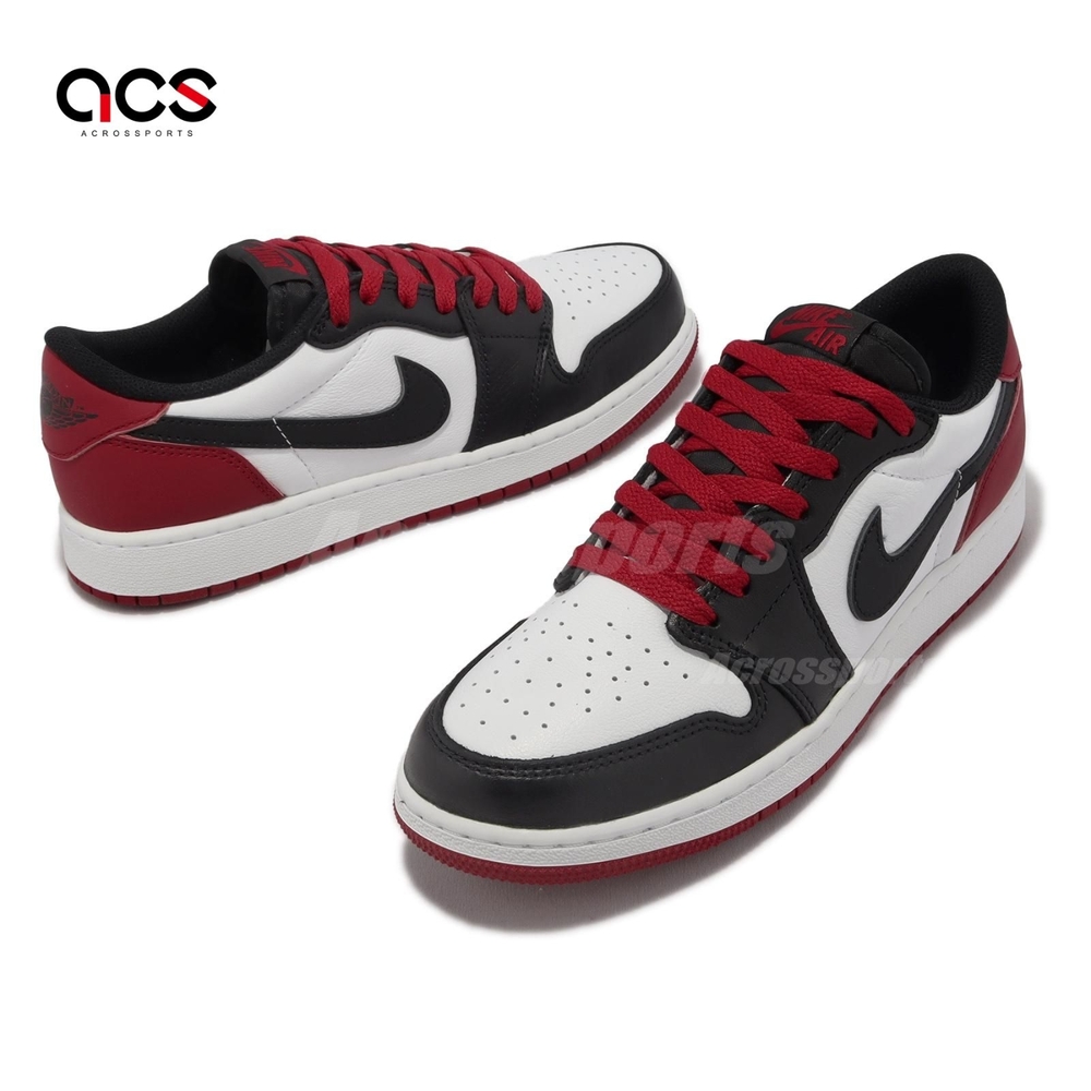 Nike Air Jordan 1 Retro Low OG GS 大童女鞋Black Toe AJ1 CZ0858-106