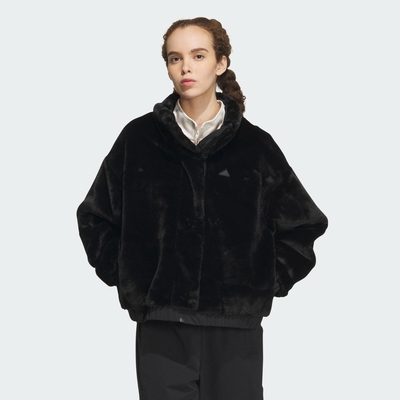 adidas 外套 女款 運動外套 亞規 CITY ESC FUR 黑 IP7044