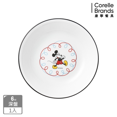 【美國康寧】CORELLE 歡樂米奇家6吋深盤