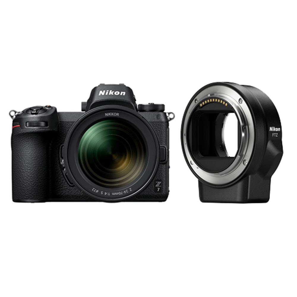 Nikon Z7 + Z 24-70mm f/4 S + FTZ轉接環 (公司貨)