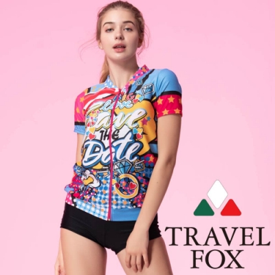 TRAVEL FOX夏之戀 大女長版三件式泳衣