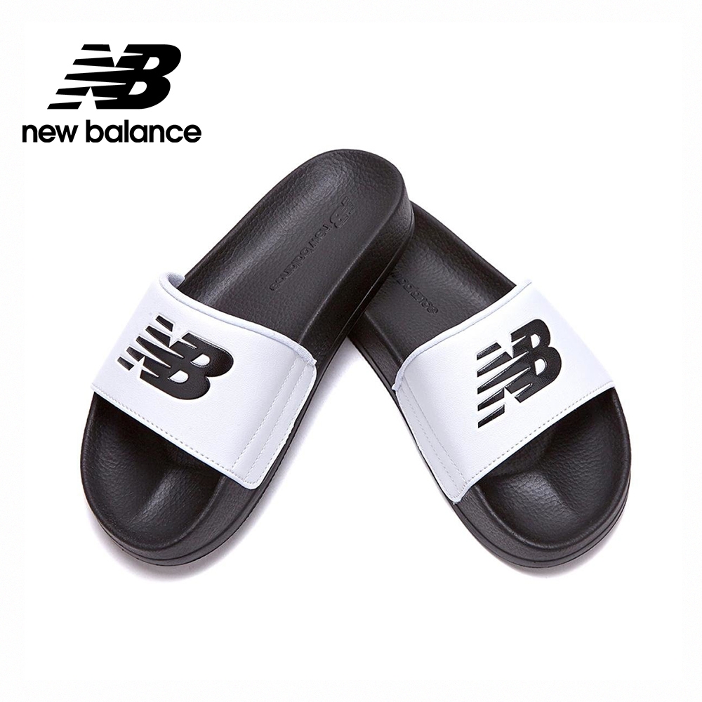 【New Balance】韓國涼拖鞋_中性_黑白_SD1101GBW-M楦