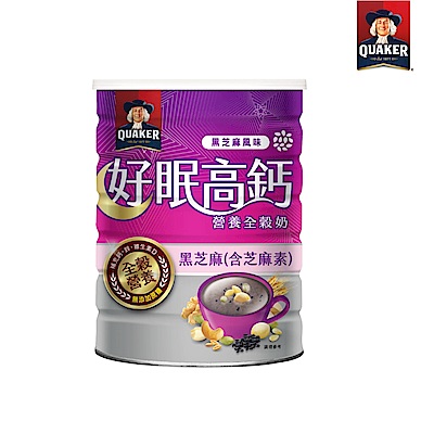 【QUAKER 桂格】好眠高鈣營養全穀奶(600g/罐)