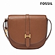 FOSSIL Emery 真皮斜背馬鞍包-棕色 SHB3161210 product thumbnail 1