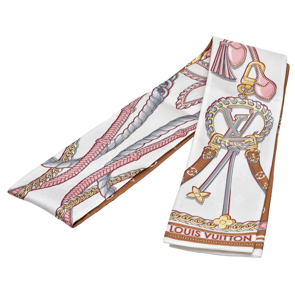 Louis Vuitton Mix and Straps Bandeau Silk Scarf