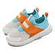 Puma 童鞋 Evolve Slip On PS 中童 藍 橘 魔鬼氈 襪套式 避震 運動鞋 小朋友 38913501 product thumbnail 1