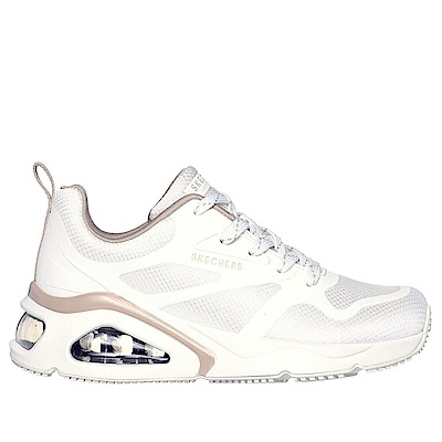 Skechers Tres Air Uno Modern Aff-Air [177421WHT] 女 休閒鞋 氣墊 白