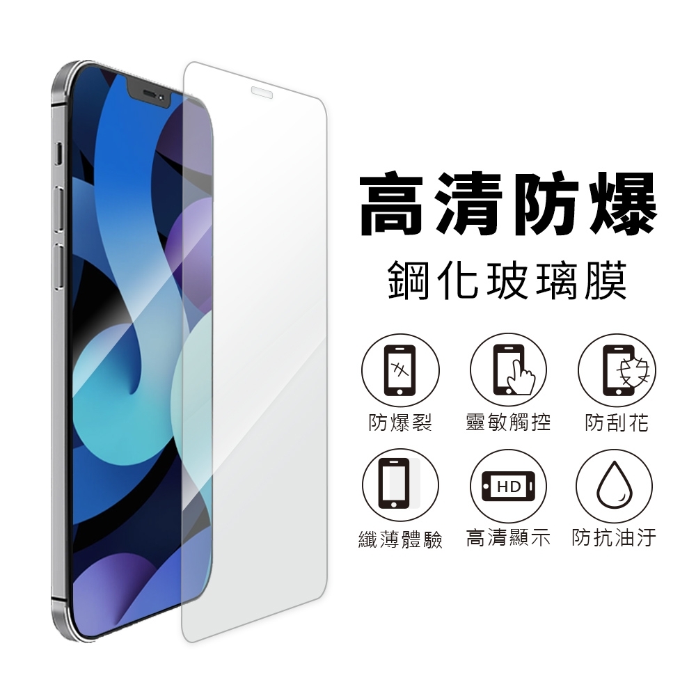 iPhone 12 / iPhone 12 Pro (6.1吋) 透明鋼化玻璃保護貼膜