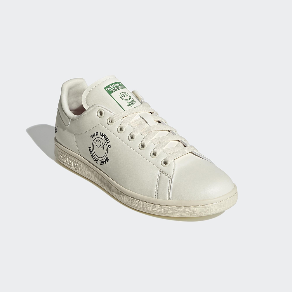 adidas 運動鞋 男鞋 女鞋 休閒鞋 皮革 三葉草 STAN SMITH 米白 GZ2202