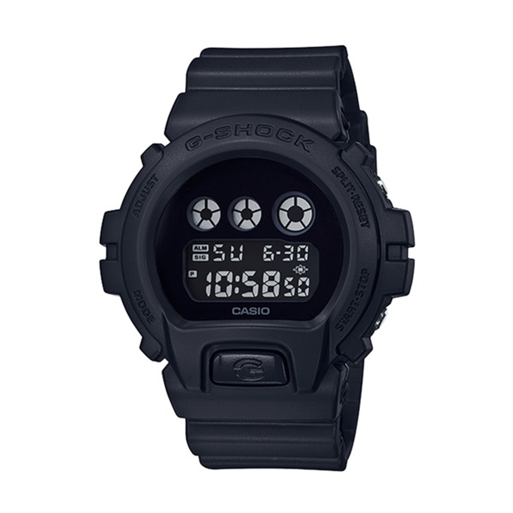 CASIO 卡西歐 G-Shock系列 經典DW-6900BB 戰將電子錶-黑/53mm