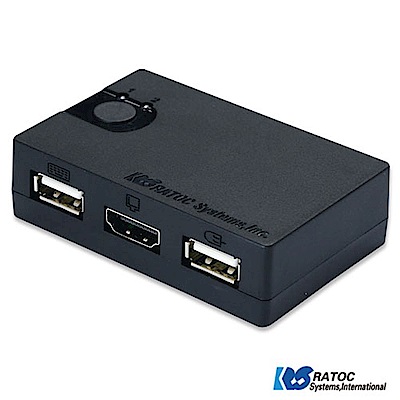 日本RATOC 2-Port HDMI USB電腦KVM切換器 (REX-230UH)