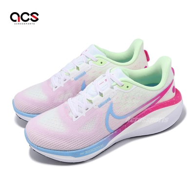 Nike 慢跑鞋 Wmns Vomero 17 女鞋 粉 白 輕量 支撐 回彈 路跑 運動鞋 FZ3974-686