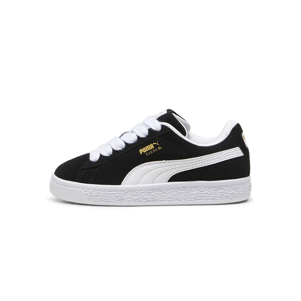 Puma Kids Suede Xl Ps 中童 黑色 童鞋 麂皮 復古 板鞋 綁鞋帶 休閒鞋 39657802