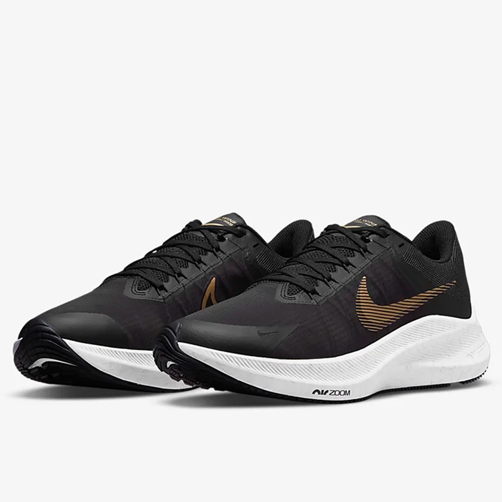 NIKE ZOOM WINFLO 8  男鞋 慢跑鞋 輕量 運動 路跑 緩震 黑金 CW3419009