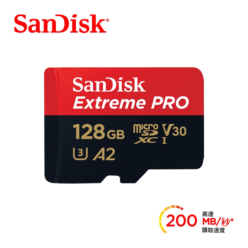 SanDisk Extreme PRO microSDXC UHS-1(V30) 128GB 記憶卡 product image 1