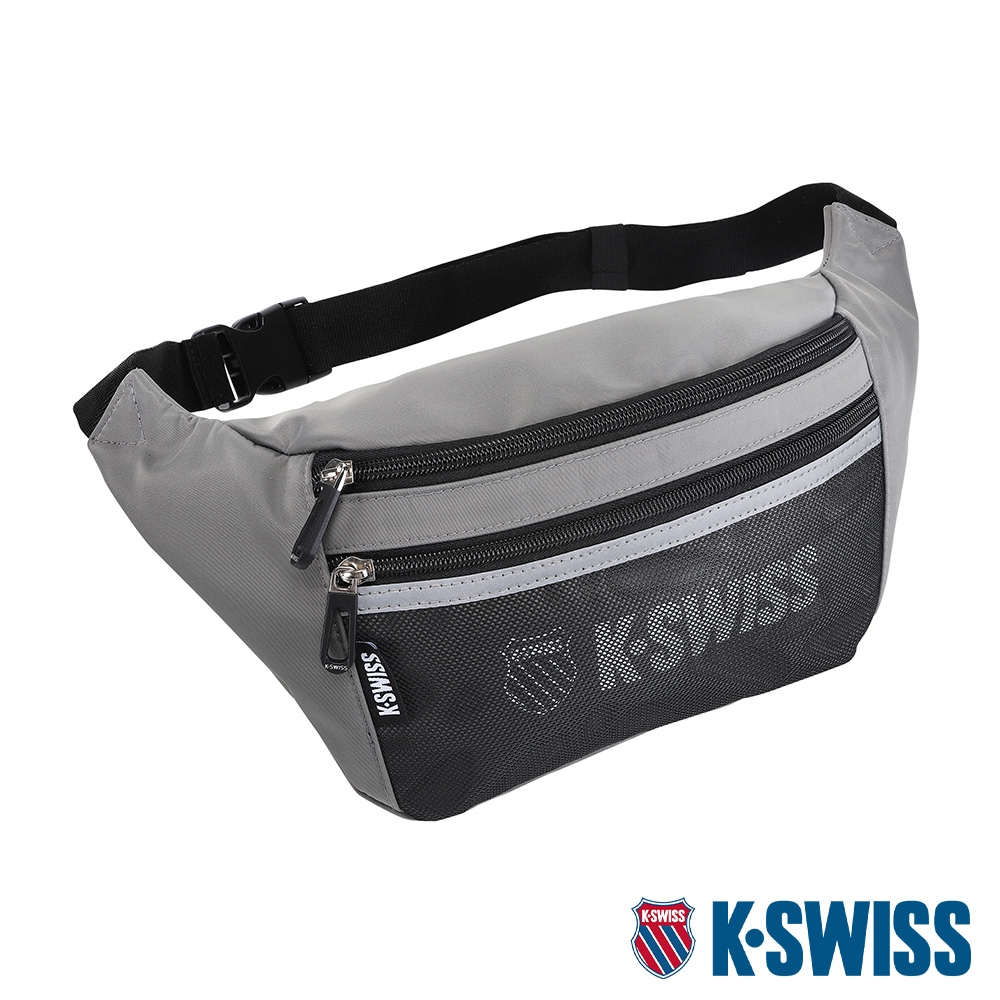 K-SWISS Fanny Pack運動腰包-灰