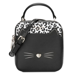 Kate Spade 貓咪系列Daisy Meow防刮皮革手提兩用便當