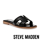STEVE MADDEN-HEIST 皮革壓邊H拖鞋-黑色 product thumbnail 1