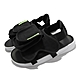 Nike 拖鞋 Jordan LS Slide 套腳 男鞋 魔鬼氈 喬丹 緩震 球鞋穿搭 收納小袋 黑 白 CZ0791-002 product thumbnail 1