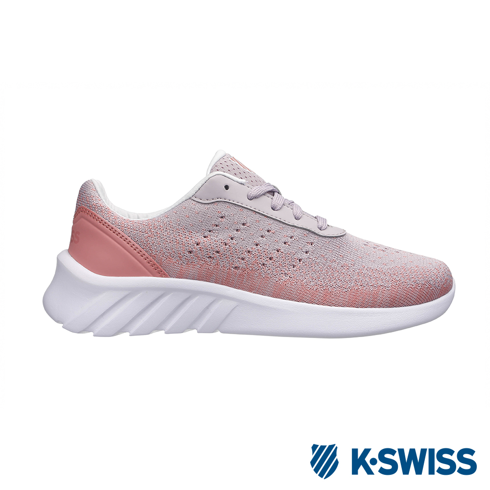 K-SWISS Aeronaut Knit輕量健走鞋-女-灰/乾燥玫瑰