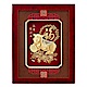 純金豬 金箔畫系列~【福壽雙全】....26 x33 cm product thumbnail 1